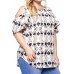 PT2147 BLACK BEIGE PLUS SIZE  TOP 1,2