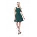 868-21085 DARK GREEN DRESS 2,2,2