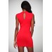 R4F-D44921 RED Mini Dress 2,2,2