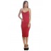 R10C-AD42443 BURGANDY SUEDE SPAGHETTI STRAP MIDI DRESS 2,2,2