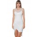 B21-KSD6017 WHITE SLEEVELESS ASYMMMETRIC MIDI DRESS 2,2,2